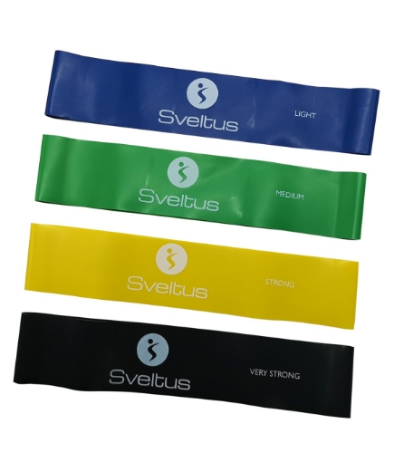 Poza cu Set benzi elastice aerobic (10, 13, 18, 22 kg) - Sveltus