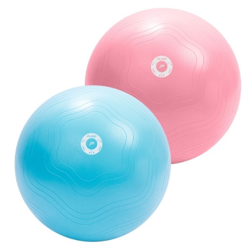 Poza cu Minge Yoga- 65cm P2I - ALBASTRU