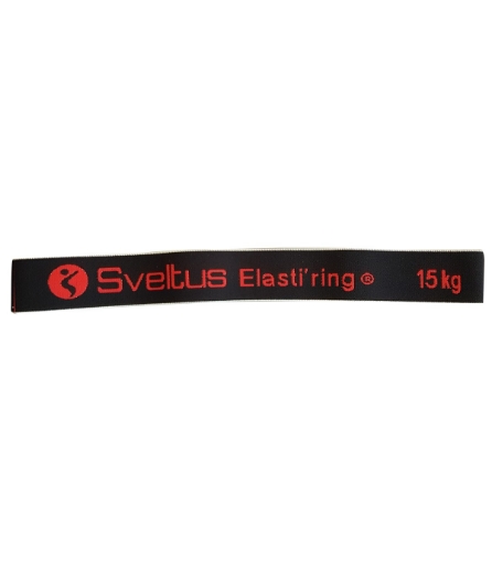Poza cu Banda elastica circulara 15 kg Negru - Sveltus