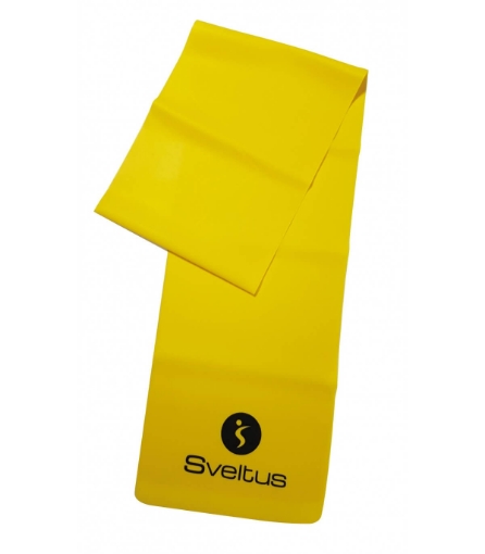 Poza cu Banda latex antrenament Galben 1.2m  Light  - Sveltus