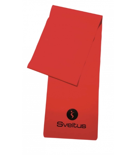 Poza cu Banda latex antrenament Rosu 1.2m Strong - Sveltus