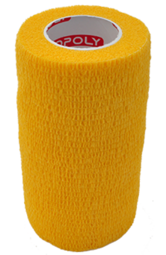 Poza cu Bandaj elastic autoadeziv 10cm - Galben