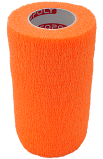 Poza cu Bandaj elastic autoadeziv 10cm - Portocaliu