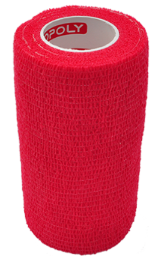 Poza cu Bandaj elastic autoadeziv 10cm - Rosu