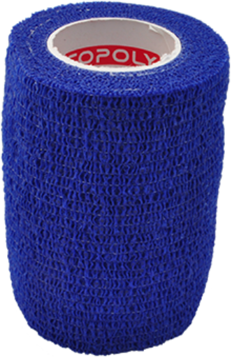 Poza cu Bandaj elastic autoadeziv 7,5cm - Albastru