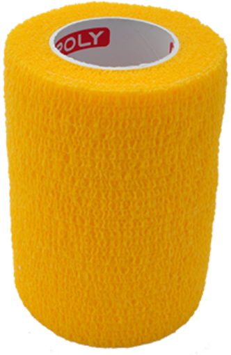 Poza cu Bandaj elastic autoadeziv 7,5cm - Galben