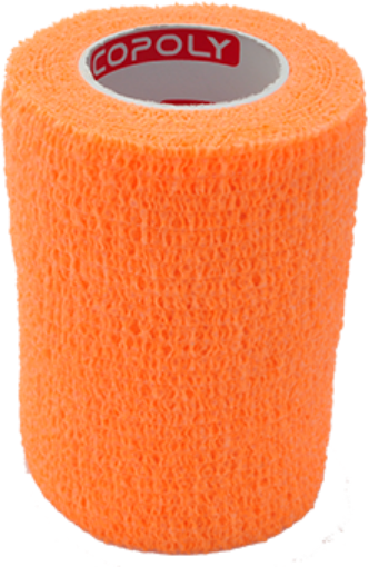 Poza cu Bandaj elastic autoadeziv 7,5cm - Portocaliu