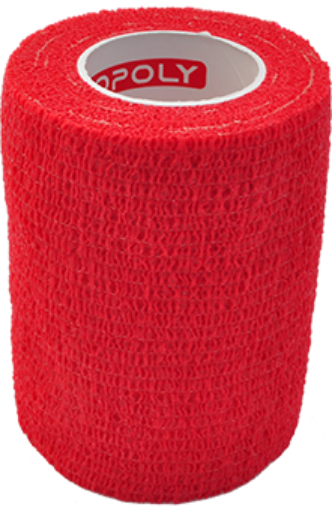 Poza cu Bandaj elastic autoadeziv 7,5cm - Rosu