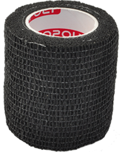 Poza cu Bandaj elastic autoadeziv 5cm - Negru