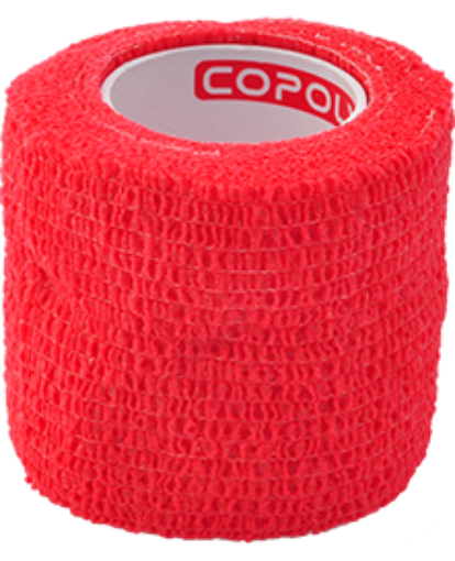 Poza cu Bandaj elastic autoadeziv 5cm - Rosu