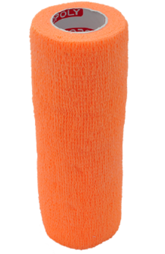 Poza cu Bandaj elastic autoadeziv 15cm - Portocaliu