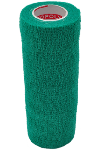 Poza cu Bandaj elastic autoadeziv 15cm - Verde