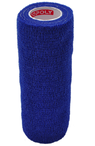 Poza cu Bandaj elastic autoadeziv 15cm - Albastru