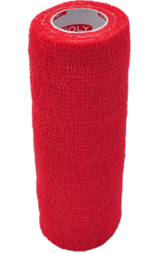 Poza cu Bandaj elastic autoadeziv 15cm - Rosu