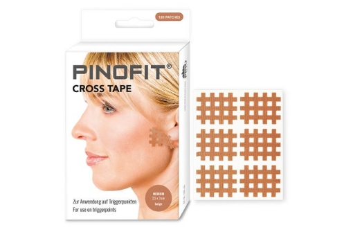 Poza cu Plasturi Cross Tape - Crem Medium Pinotape