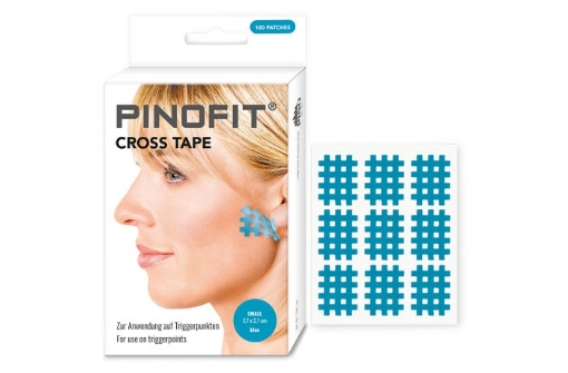 Poza cu Plasturi Cross Tape - Albastru Small Pinotape