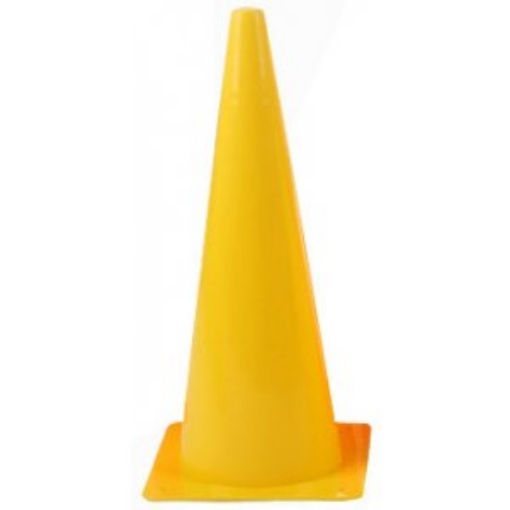 Poza cu Con plastic antrenament 45cm- Galben