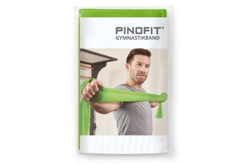 Poza cu  Banda Elastica Gimnastica PINOFIT Strong -Lime- 2m