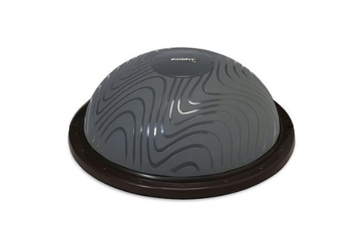 Poza cu BOSU Ball 47cm - Mini Minge Echilibru Gri/Negru PINO