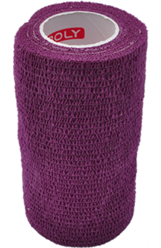 Poza cu Bandaj elastic autoadeziv 10cm - Visiniu