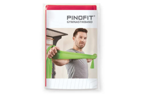 Poza cu Banda Elastica Gimnastica PINOFIT Medium - Rosu