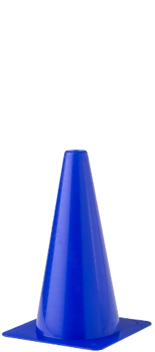 Poza cu Con Plastic Antrenament 23cm - Albastru 