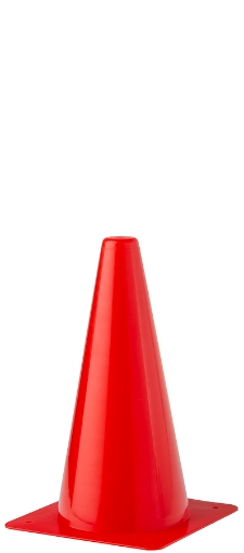 Poza cu Con Plastic Antrenament 23cm - Rosu 