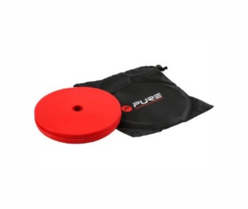 Poza cu Set 10 Copete Plate Rosu - P2I 