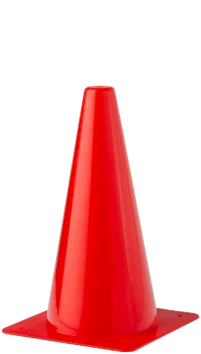 Poza cu Con Plastic Antrenament 30cm - Rosu 