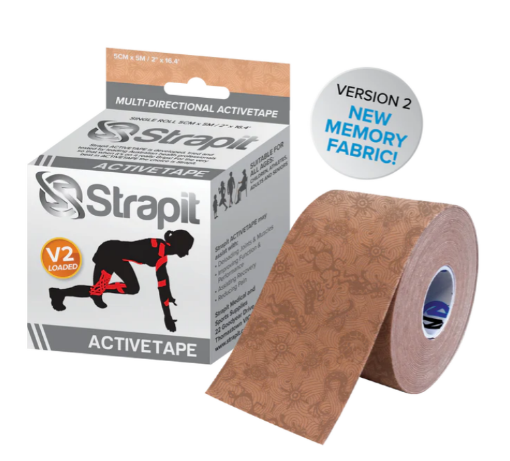 Poza cu DYNAMIC ACTIVETAPE 5CM x 5M  - BEJ/BEJ STRAPIT