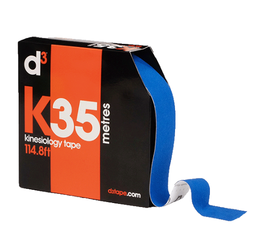 Poza cu K35 Banda Kinesiologica Albastru Royal 5cm x 35m - d3Tape