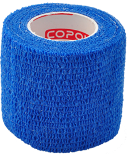 Poza cu Bandaj elastic autoadeziv 5cm - Albastru Deschis