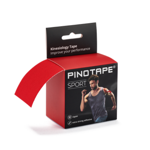 Poza cu Banda Kinesio PINOTAPE® Sport - Rosu