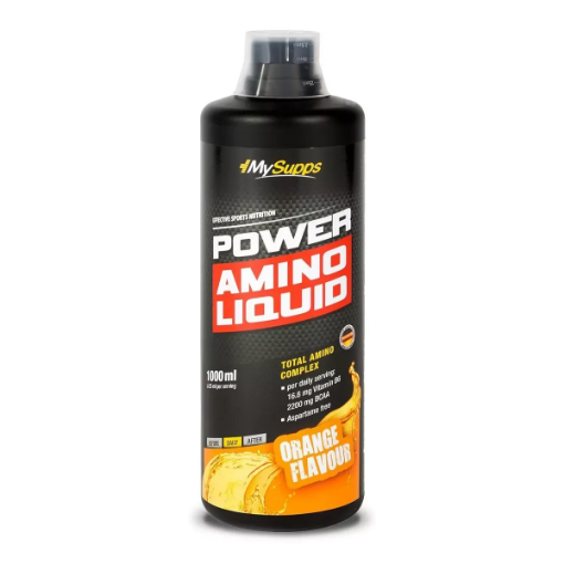 Poza cu My Supps Power Amino Lichid - 1L Portocala - Body Attack