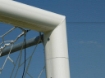 Poza cu Poarta Fotbal Mobila Aluminiu 7.32x2.44 m, cu cadru fix de sol