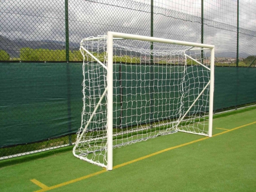 Poza cu Poarta Fotbal Oțel 4x2 m, fixa cu mansoane incluse