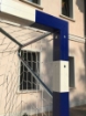 Poza cu Poarta handbal fixa 3x2m, aluminiu 80x80mm, cu socluri