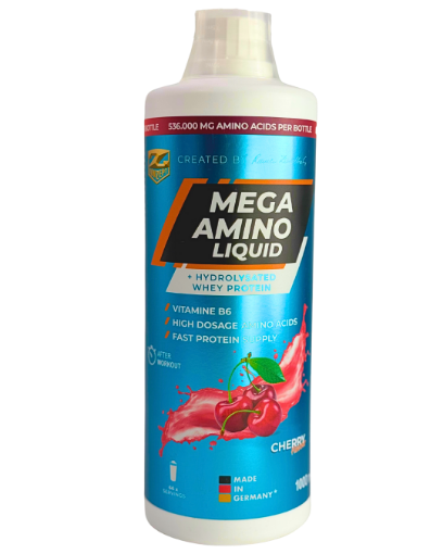 Poza cu MEGA AMINO LIQUID CHERRY 500ML Z-KONZEPT