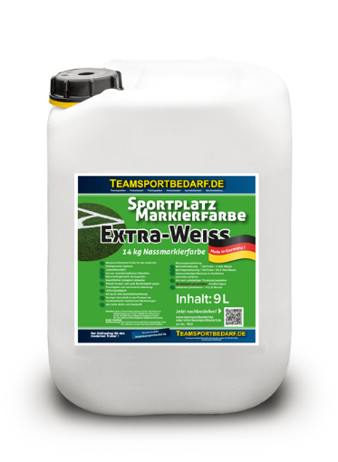 Poza cu Vopsea pentru trasarea terenului, extra alba –  14 kg