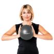 Poza cu Minge Pilates 18cm - PINOFIT®  Gri Inchis